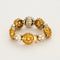 CHANTECLER- Bagues souples en or jaune et or gris, diamants et saphirs jaune
