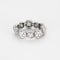 59 CHANTECLER- Bagues souples en or jaune et or gris, diamants et saphirs jaune 58 Facettes DV0956-1-59-2