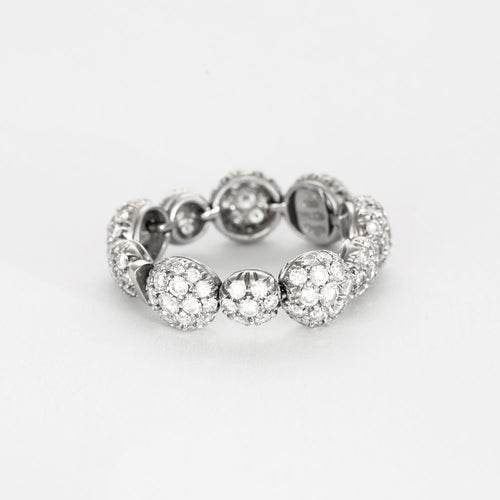 59 CHANTECLER- Bagues souples en or jaune et or gris, diamants et saphirs jaune 58 Facettes DV0956-1-59-2