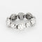 CHANTECLER- Bagues souples en or jaune et or gris, diamants et saphirs jaune