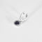 Boucles d'oreilles HULCHI BELLUNI  - Boucles d'oreilles en or gris diamants et tanzanite 58 Facettes DV11120-3