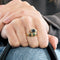 Bague 52 Bague jonc croisé en or jaune, diamants, saphir, rubis et émeraude 58 Facettes DV0302-5-52-1