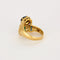 Bague 52 Bague jonc croisé en or jaune, diamants, saphir, rubis et émeraude 58 Facettes DV0302-5-52-1