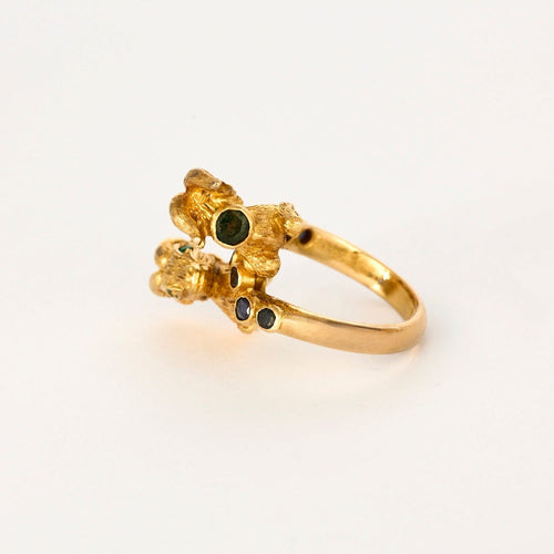 Bague 46 ILIAS LALAOUNIS - Bague "Béliers" en or jaune 58 Facettes DV0960-8