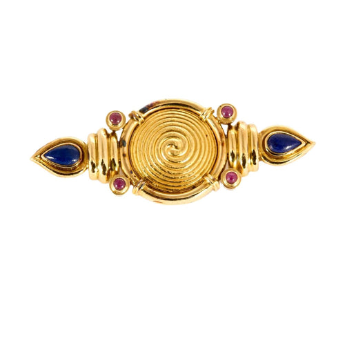 Broche ILIAS LALAOUNIS - Important Broche sculpturale or jaune 58 Facettes DV0960-4