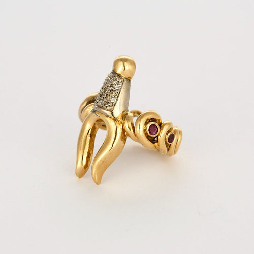 Bague 48 ILIAS - LALAOUNIS - Bélier - Bague en or jaune, or gris et diamants 58 Facettes DV0960-3-48-2