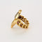 Bague 48 ILIAS - LALAOUNIS - Bélier - Bague en or jaune, or gris et diamants 58 Facettes DV0960-3-48-2