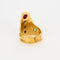 Bague 57 ILIAS - LALAOUNIS - Bague en or jaune , rubis, saphir, émeraude 58 Facettes DV0960-1-57-3