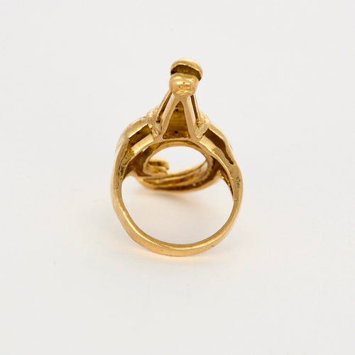 Bague 50 ILIAS LALAOUNIS - Bague Bélier en or jaune 58 Facettes DV0960-5-50-5