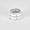 Bague 52 CHANEL - ULTRA - Bague céramique blanche, or gris et diamants. 58 Facettes DV11960-2-52-1