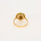 Bague 53 Bague fleur en or jaune, saphir et diamants 58 Facettes DV11262-5-53-2