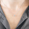 Collier Collier en or blanc et pendentif diamant 58 Facettes DV12218-4