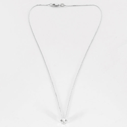 Collier Collier en or blanc et pendentif diamant 58 Facettes DV12218-4
