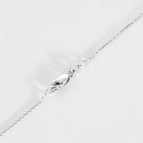 Collier Collier en or blanc et pendentif diamant 58 Facettes DV12218-4