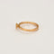 Bague 50 CHAUMET - Bague Solitaire Bee my Love or rose et diamants 58 Facettes DV7745-2