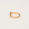 Bague 50 CHAUMET - Bague Solitaire Bee my Love or rose et diamants 58 Facettes DV7745-2