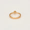 Bague 50 CHAUMET - Bague Solitaire Bee my Love or rose et diamants 58 Facettes DV7745-2