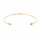 Bracelet GINETTE NY -  “Single diamond choker bangle” - Bracelet jonc en or rose et diamants 58 Facettes DV11308-1