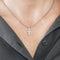 Collier CARTIER - Collier croix or blanc et diamants 58 Facettes DV11712-2