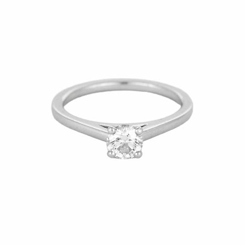 Bague 48.5 DE BEERS - Bague solitaire en Platine (950 Millièmes) sertie d’un diamant 58 Facettes DV11922-1