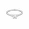 Bague 48.5 DE BEERS - Bague solitaire en Platine (950 Millièmes) sertie d’un diamant 58 Facettes DV11922-1