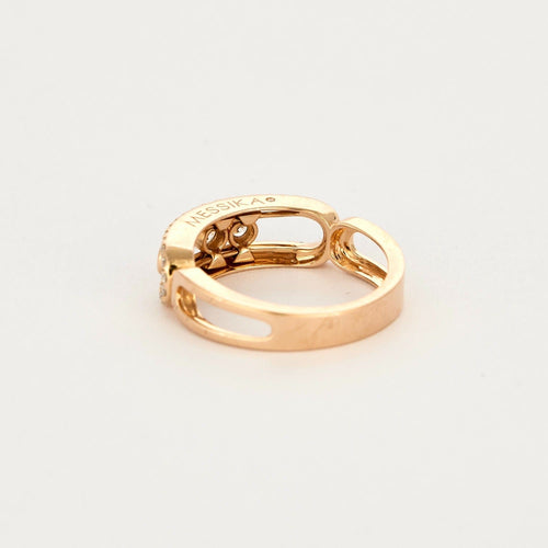 Bague 54 MESSIKA - Baby Move - Bague or rose et diamants 58 Facettes DV11922-2-54-3