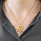 Collier CARRERA Y CARRERA - Pendentif et chaîne panthère en or jaune, et diamant. 58 Facettes DV11763-1