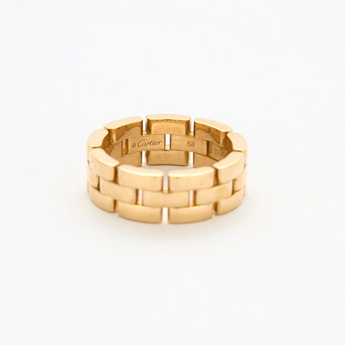 Bague 58 CARTIER - Bague maillon panthère en or jaune 58 Facettes DV11045-6-58-2