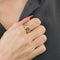 Bague 58 CARTIER - Bague maillon panthère en or jaune 58 Facettes DV11045-6-58-2