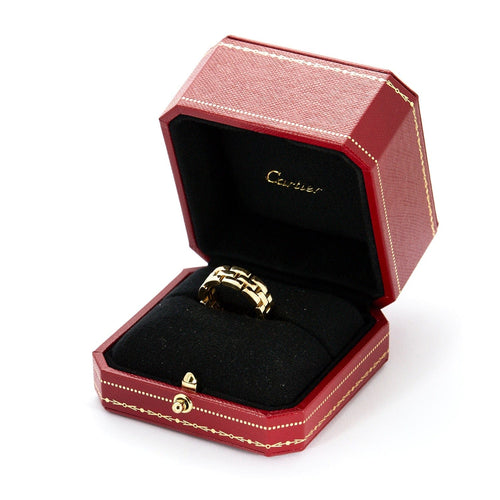 Bague 58 CARTIER - Bague maillon panthère en or jaune 58 Facettes DV11045-6-58-2