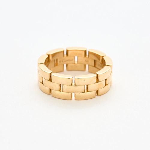 Bague 58 CARTIER - Bague maillon panthère en or jaune 58 Facettes DV11045-6-58-2