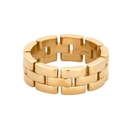 Bague 58 CARTIER - Bague maillon panthère en or jaune 58 Facettes DV11045-6-58-2