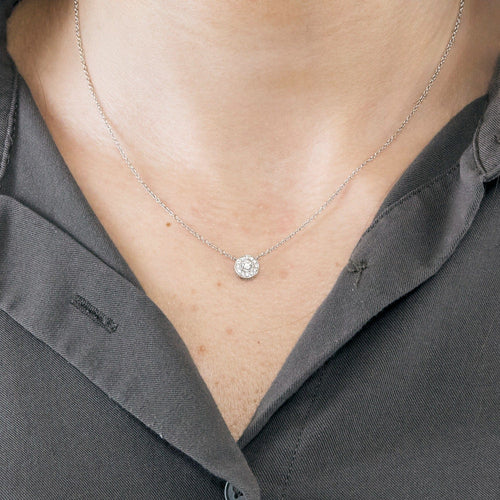 Collier TIFFANY - Soleste - Collier en platine et diamants 58 Facettes DV11922-3