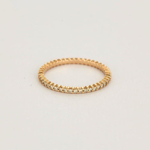 Bague 55.5 MAUBOUSSIN - Alliance or rose et diamants 58 Facettes DV11922-6-555-4