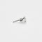 Boutons d'oreilles en or gris et diamants 58 Facettes DV11069-4