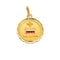 Pendentif AUGIS -  Médaille d'Amour - Médaille or jaune, rubis et diamant 58 Facettes DV0944-1