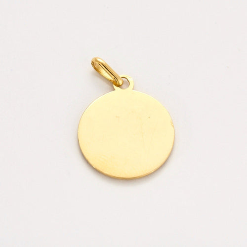 Pendentif AUGIS -  Médaille d'Amour - Médaille or jaune, rubis et diamant 58 Facettes DV0944-1