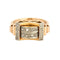 Bague 52 Bague en platine, or jaune et diamants 58 Facettes DV9692-12-52-2