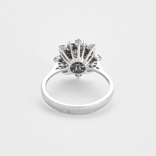 Bague 50 Bague en or blanc et diamants 58 Facettes DV4154-7-50-2