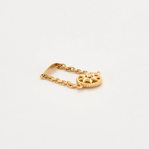Bague 47 DIOR - ROSE DES VENTS - Bague en or jaune, nacre et diamant 58 Facettes DV6875-4-47-2