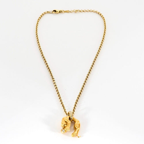 Collier CARRERA Y CARRERA - Collier Panthère or jaune et diamants 58 Facettes DV11763-1