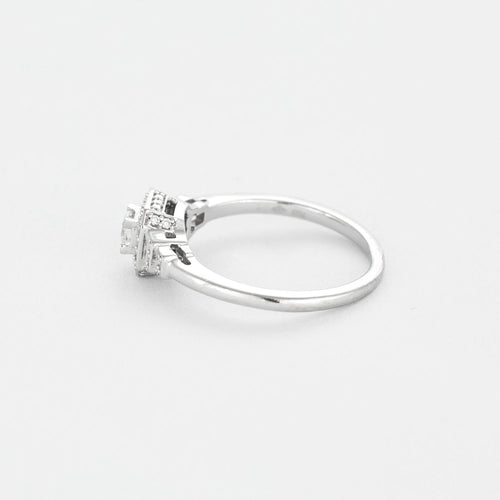 Bague 50 Mauboussin - Bague Solitaire Un Automne 1930 n°1 or gris et diamants. 58 Facettes DV12035-1-50-2