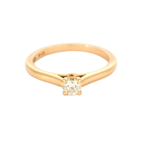 Bague 52 Cartier - 1895 - Bague solitaire en or rose et diamant 58 Facettes DV7296-1-52-1