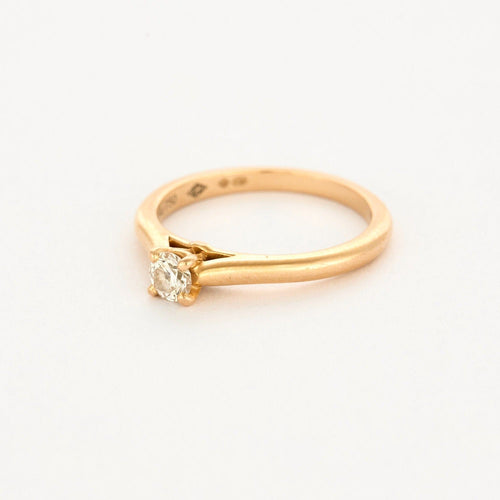 Bague 52 Cartier - 1895 - Bague solitaire en or rose et diamant 58 Facettes DV7296-1-52-1