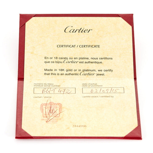 Bague 52 Cartier - 1895 - Bague solitaire en or rose et diamant 58 Facettes DV7296-1-52-1