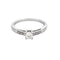 Bague 55 MAUBOUSSIN - Tu es le sel de ma vie n°3 - Solitaire or blanc et diamants 58 Facettes DV0939-1-DV0882-1