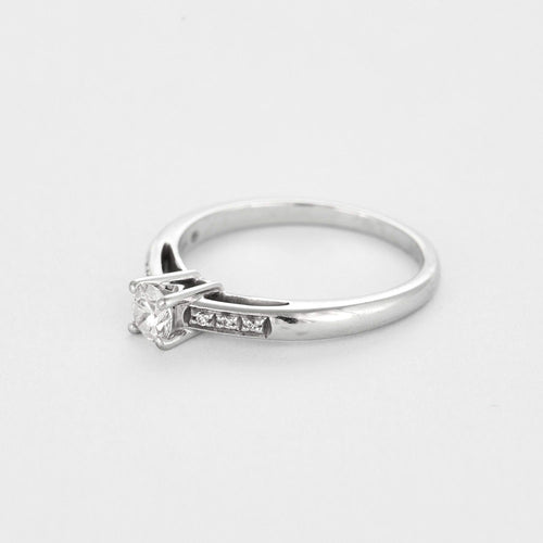 Bague 55 MAUBOUSSIN - Tu es le sel de ma vie n°3 - Solitaire or blanc et diamants 58 Facettes DV0939-1-DV0882-1