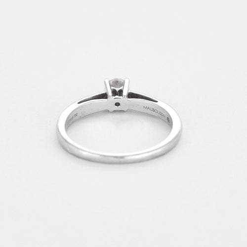 Bague 55 MAUBOUSSIN - Tu es le sel de ma vie n°3 - Solitaire or blanc et diamants 58 Facettes DV0939-1-DV0882-1