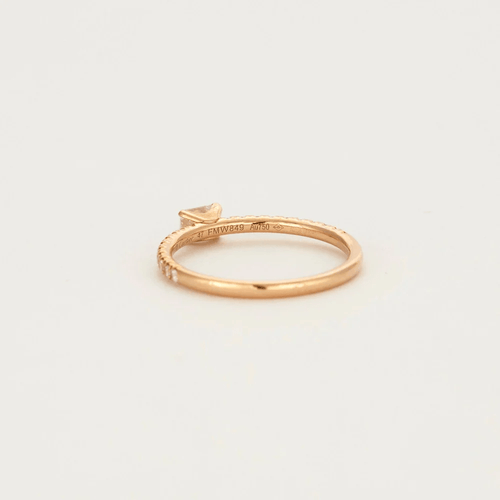 Bague 47 CARTIER - Bague Etincelle or rose et diamants 58 Facettes DV0971-1-47-2