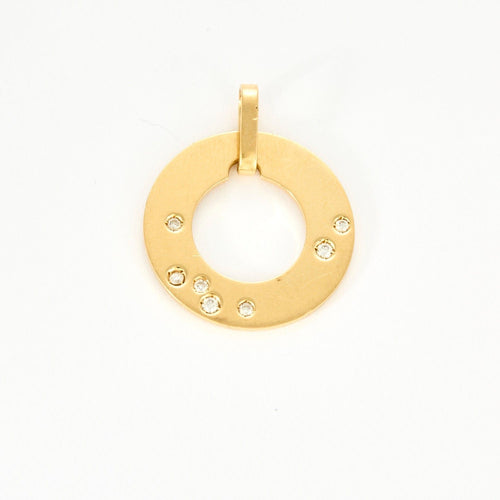 Pendentif DINH VAN - Cible - Pendentif en or jaune 58 Facettes DV12511-1